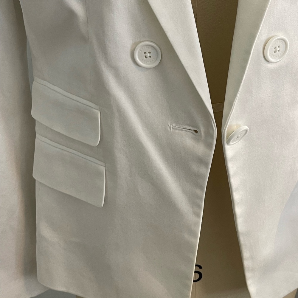 Express Elegant White Double-Breasted Women's Bla… - image 2